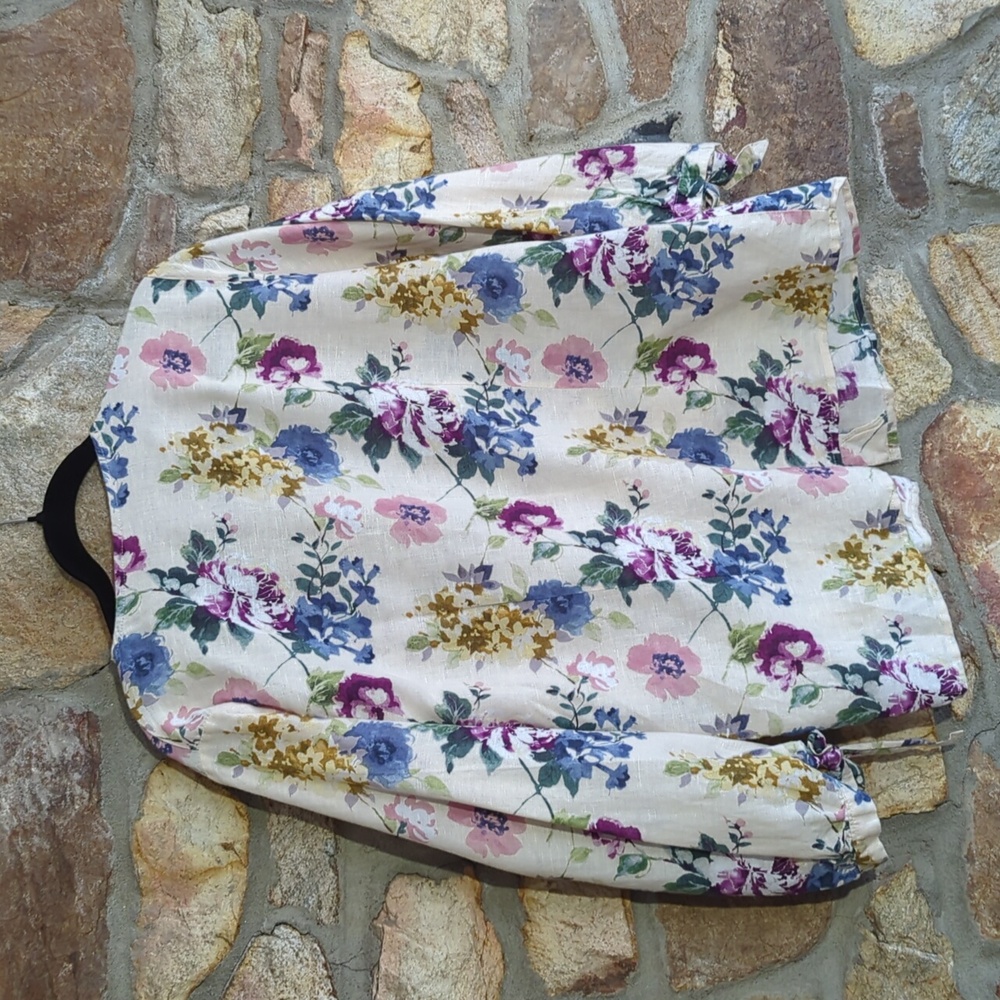 Hester & orchard linen blend floral top - Picture 8 of 12